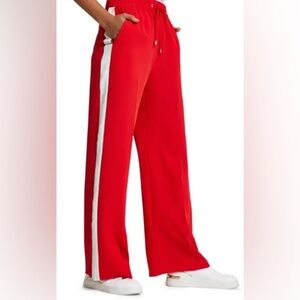 River Island Red and White Track Pants